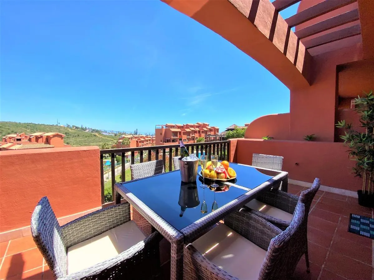 Sea View Penthouse Apartment With Hot Tub - Casa Bella Vista, Buenas Noches , Estepona Spain