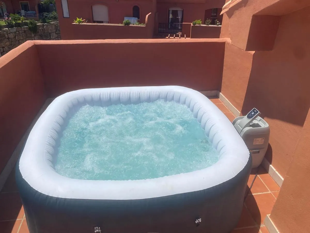 Sea View Penthouse Apartment With Hot Tub - Casa Bella Vista, Buenas Noches , Estepona